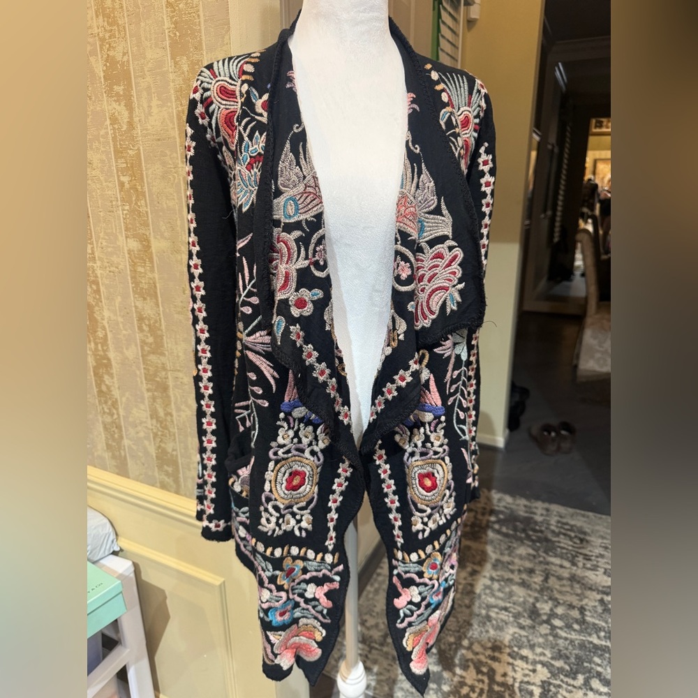 Johnny Was‎ Biya Jacket Embroidered Size Medium